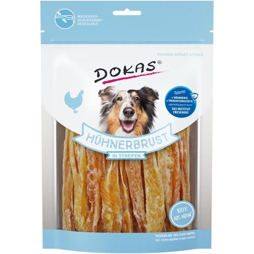 Dokas Tørrede kyllingestrips 250gr