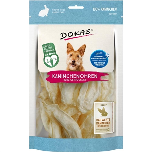 Dokas Tørrede kaninører 70gr